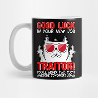 Farewell Coworkers Leaving Job Colleague Quitting Traitor Mug